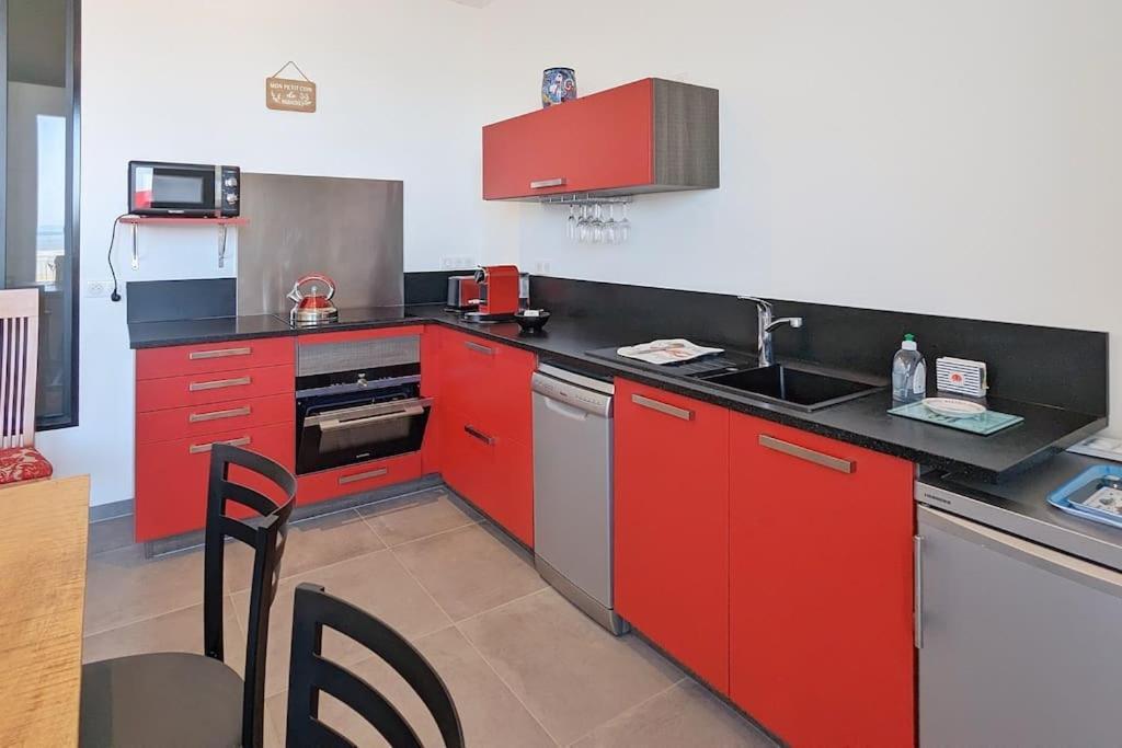 Appartement Pour 3 Personnes Sur La Plage Les Pieds Dans Leau Plonévez-Porzay Exterior foto