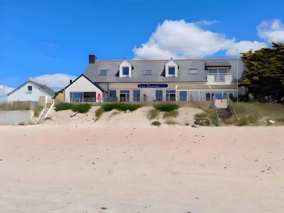 Appartement Pour 3 Personnes Sur La Plage Les Pieds Dans Leau Plonévez-Porzay Exterior foto