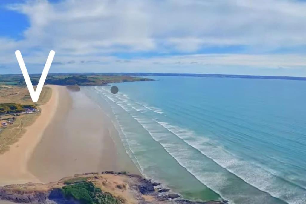 Appartement Pour 3 Personnes Sur La Plage Les Pieds Dans Leau Plonévez-Porzay Exterior foto